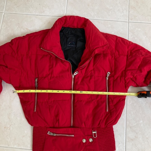 Vintage Bogner Red Goose Down Filled Puffer Ski Winter Jacket Women's Size 8 - Picture 14 of 14